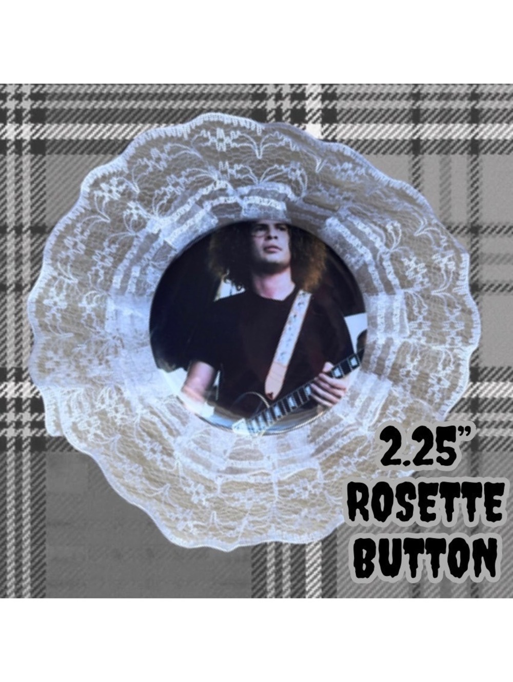 Ray Toro My Chemical Romance 2.25" Rosette Button